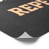 Motivaal Quote Wake up. Kick Butt. Herhaal. Poster (Hoek)