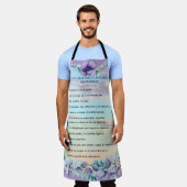 Motivacional Biblico Marcos 10:27Azul Lila Schort (Gedragen)