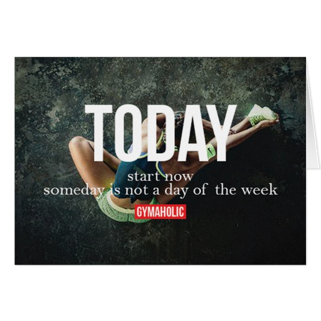 Motivaitonale fitness Gym (Voorkant Horizontaal)