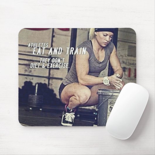 Motivaitonale fitness Gym Muismat (Met muis)