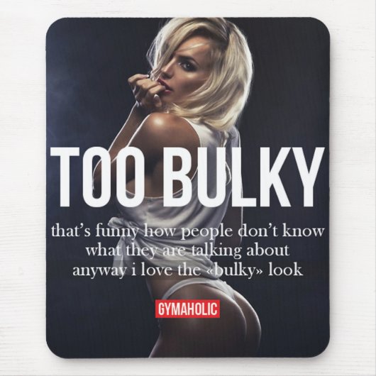 Motivaitonale fitness Gym Muismat (Voorkant)