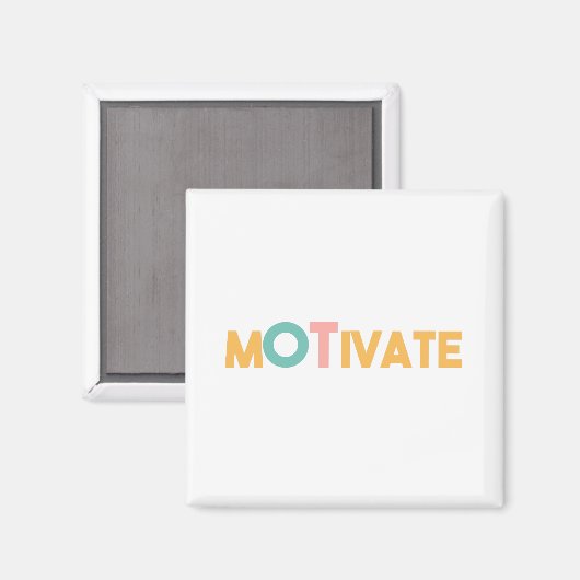 MOTIVATE MAGNEET (Voorkant / Achterkant)