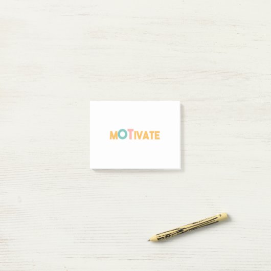 MOTIVATE POST-IT® NOTES (Op bureau)