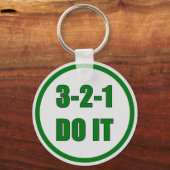 Motivatie-3-2-1-do-it-Bold-groen Sleutelhanger (Voorkant)