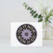 Motivatie 3 Word-citaten ~Do It Now~ Briefkaart (Staand voorkant)