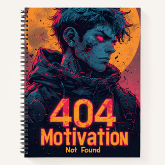 Motivatie 404 voor de toekomst – Power Design Notitieboek