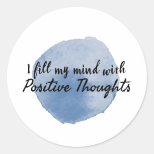 motivatie aanbod voor zelfaanvaarding ronde sticker