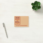 Motivatie aangepaste notities post-it® notes (Kantoor)