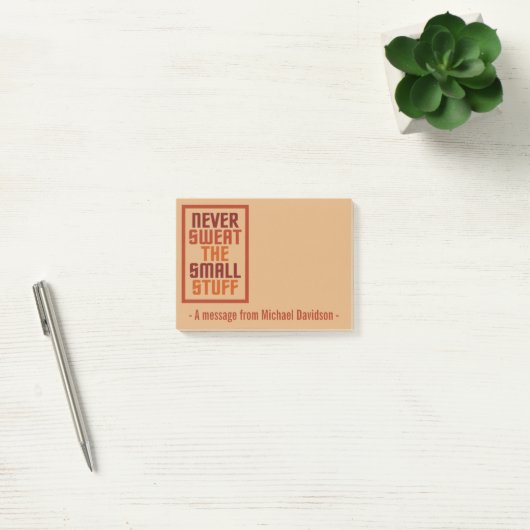 Motivatie aangepaste notities post-it® notes (Kantoor)