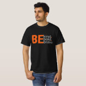 Motivatie aanhalingstekens voor mooie tekst  t-shirt (Voorkant volledig)
