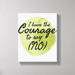 Motivatie aanhalingstekens voor zelfliefde canvas afdruk