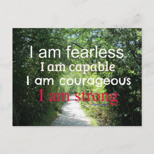 Motivatie aanmoediging briefkaart (Voorkant)