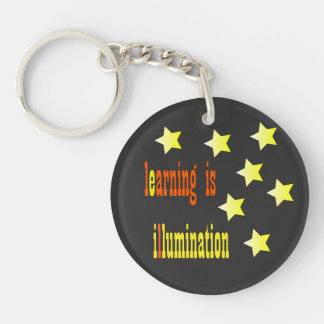 Motivatie Acryl Sleutelhanger met sterren