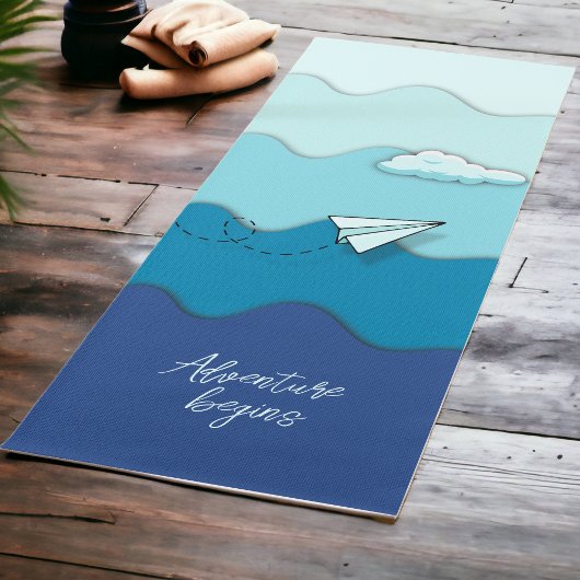  Motivatie "Adventure Begins" Yogamat
