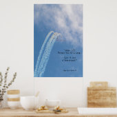 Motivatie Aerobatic Sub-sonic Turbo-Jet Stunt Poster (Keuken)
