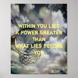 Motivatie Afbeelding Citaat Netball Poster