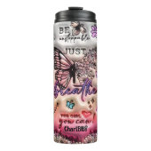 Motivatie affirmaties: Glossy Self-Care Thermosbeker (Voorkant)