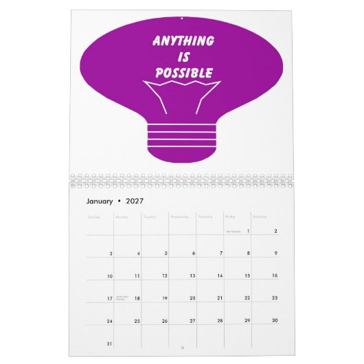 Motivatie agenda 2011 kalender (Jan 2027)