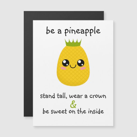 Motivatie anananas zijn (Voorkant / Achterkant)