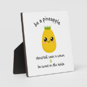 Motivatie ananas fotoplaat (Voorkant)