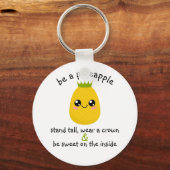 Motivatie ananas sleutelhanger (Voorkant)