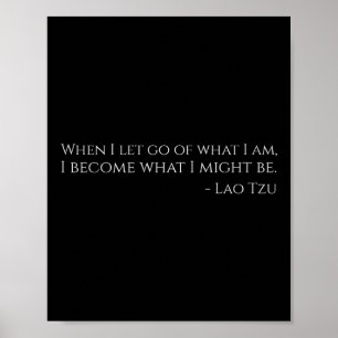 Motivatie Ancient Chinees filosofie Taoïsme Lao Poster