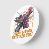 Motivatie anime grafische wandklok (Hoek)