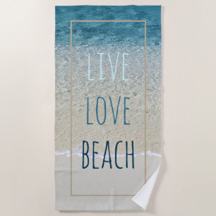 Motivatie Aqua Turquoise Blauwgroen Blauwe Surf Wa Strandlaken