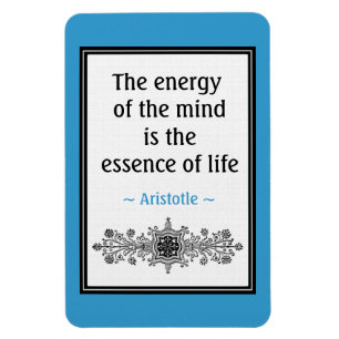 Motivatie Aristoteles Quote Magnet :Leven Magneet