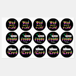 "Motivatie ASL Sticker Trio" Stickers