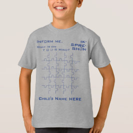 Motivatie Autisme Bewustzijn, Blue Jigsaw Puzzel T-shirt