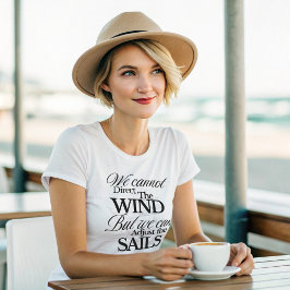 Motivatie B & W  Graphic Quote T-shirt