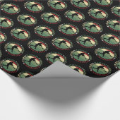 Motivatie baseball team waarden cadeaupapier (Hoek)