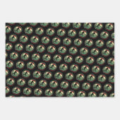 Motivatie baseball team waarden inpakpapier vel (Voorkant 3)