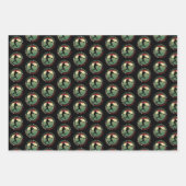 Motivatie baseball team waarden inpakpapier vel (Voorkant 2)