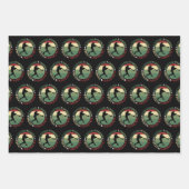 Motivatie baseball team waarden inpakpapier vel (Voorkant)