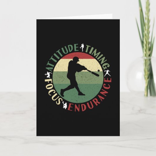 Motivatie baseball team waarden kaart (Voorkant)