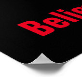 Motivatie basketbal geloof poster (Hoek)