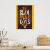 Motivatie Basketbal Poster (Keuken)