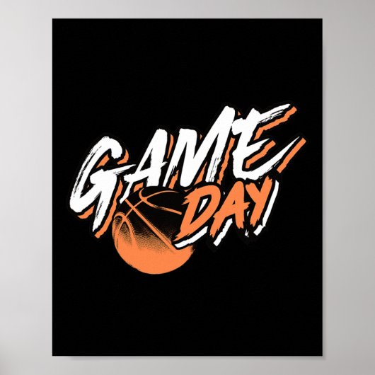 Motivatie Basketball-Gezegde op de Dag van het Spe Poster (Voorkant)