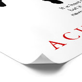 Motivatie Basketball Player Poster (Hoek)