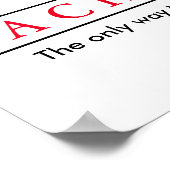 Motivatie Basketball Pop kunst bereiken Poster (Hoek)