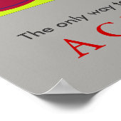 Motivatie Basketball Pop kunst bereiken Poster (Hoek)