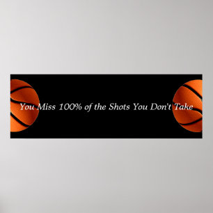 Motivatie Basketball Quote Poster