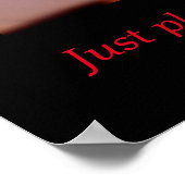 Motivatie Basketball - Speel met plezier Poster (Hoek)