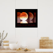 Motivatie Basketball - Speel met plezier Poster (Keuken)