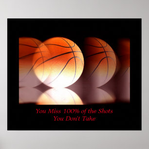 Motivatie Basketball Sport Inspirerend Poster