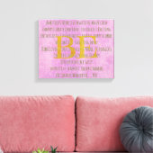 Motivatie BE-offerte Canvas Afdruk (Insitu (Woonkamer))