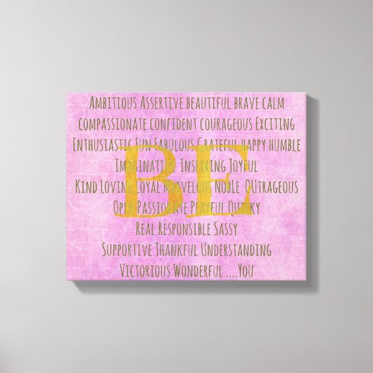 Motivatie BE-offerte Canvas Afdruk (Voorkant)