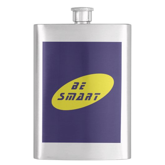 Motivatie BE SMART Classic Flask Flacon (Voorkant)